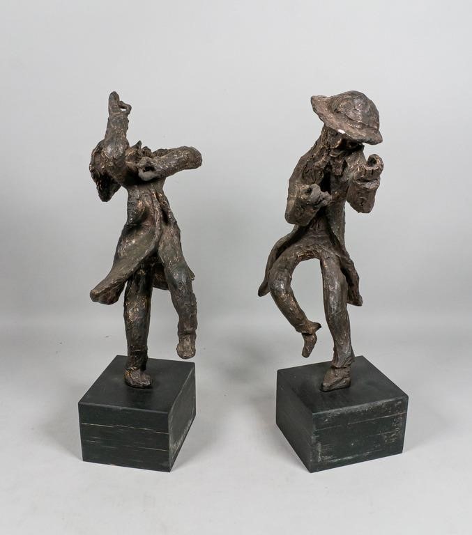 2 FIGURAL PLASTER SCULPTURES2