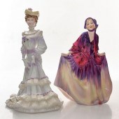 2 FIGURINES, DOULTON SWEET ANN