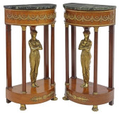 (2) FINE FRENCH EMPIRE STYLE G