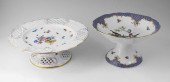 2 FINE GERMAN PORCELAIN COMPOT