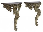 2) FINE ITALIAN PARCEL GILT WA