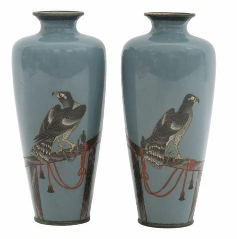 (2) FINE JAPANESE CLOISONNE
