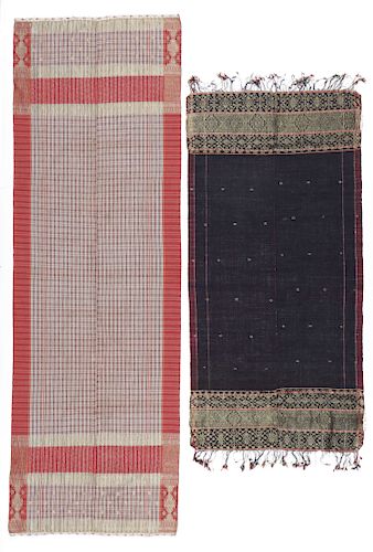 2 FINE MINANGKABAU SONGKET