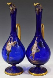 2) FINE MOSER GILT ENAMELED CO