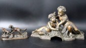 2 FINE QUALITY ANTIQUE BRONZE