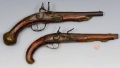 2 FLINTLOCK PISTOLS, ONE GEROM