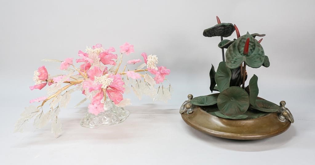 2 FLORAL CENTER PIECES2 floral