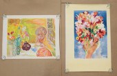 2 FLORAL PRINTS2 floral prints