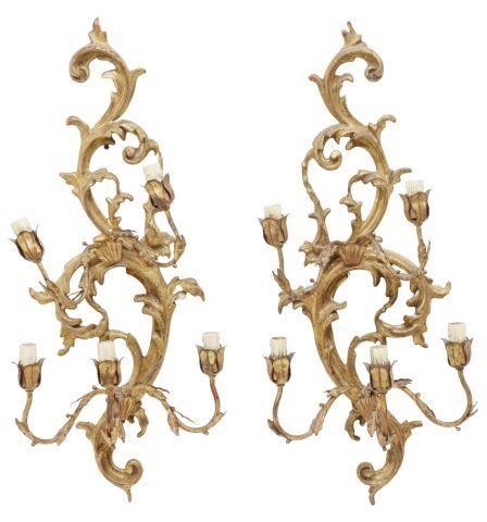 (2) FLORENTINE GILTWOOD & IRON 5-LT