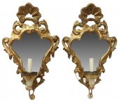 (2) FLORENTINE GILTWOOD MIRROR