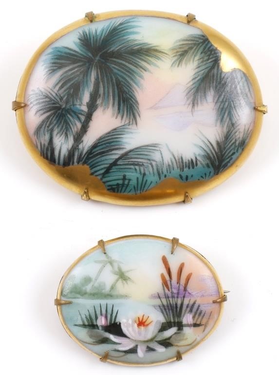 (2) FLORIDA CAMEONA SCENE PIN