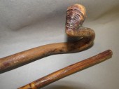 2 FOLK ART CANESca. 1880-1920;