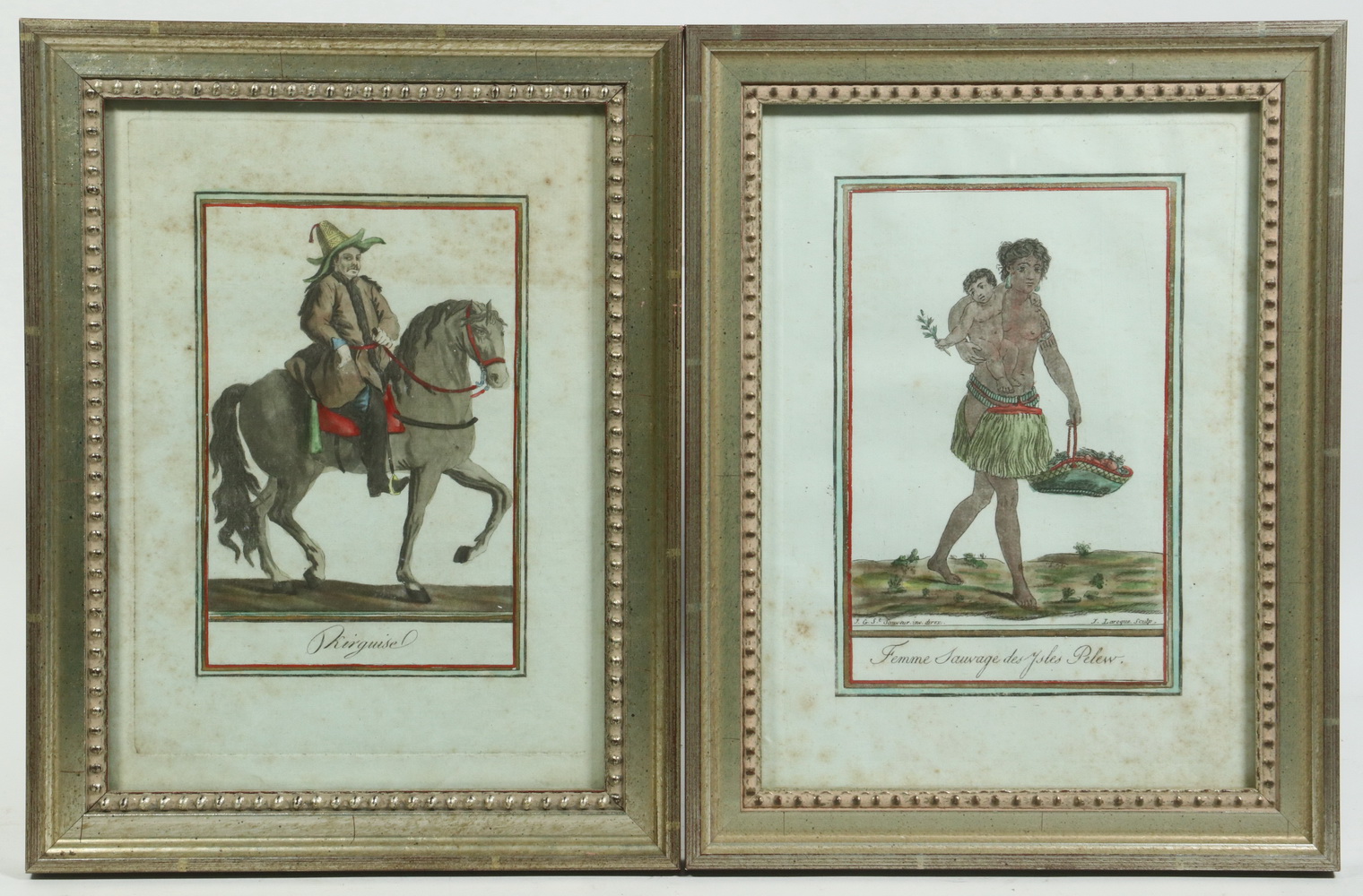 (2) FRAMED 18TH C. FRENCH