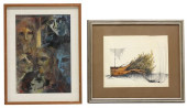 (2) FRAMED ARTWORKS, ABSTRACT