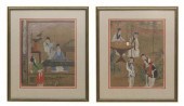 (2) FRAMED CHINESE INK & GOUAC