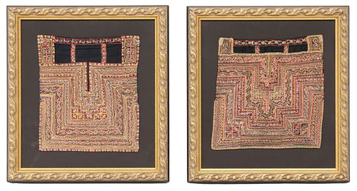 (2) FRAMED CHINESE MIAO EMBROIDERED