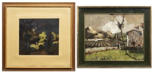 (2) FRAMED DUTCH PASTORAL &