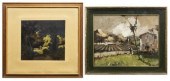 (2) FRAMED DUTCH PASTORAL & FO