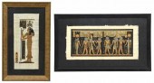 (2) FRAMED EGYPTIAN STYLE PAIN
