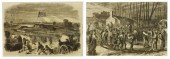 (2) FRAMED HARPER'S WEEKLY CIV