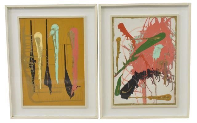 (2) FRAMED ITALIAN MODERNIST