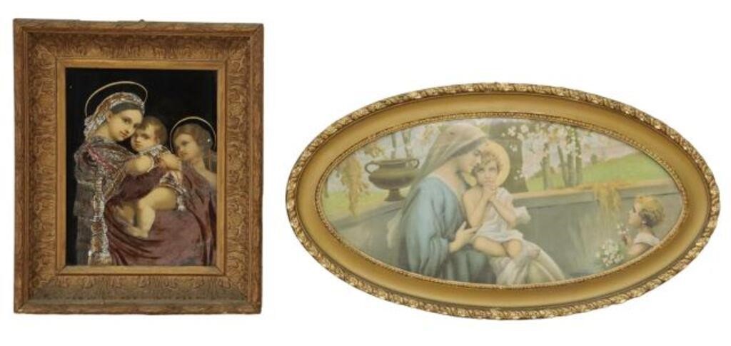 2) FRAMED ITALIAN RELIGIOUS