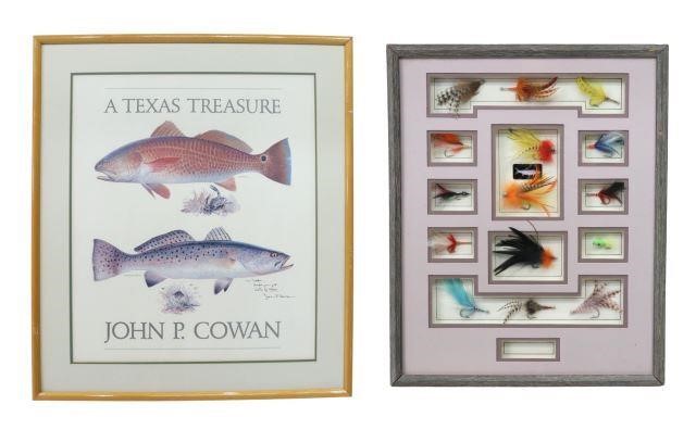 (2) FRAMED JOHN P. COWAN PRINT &