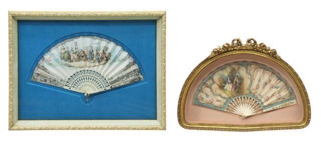 (2) FRAMED LADIES' PAINTED &