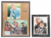 (2) Framed movie photos, "Indi
