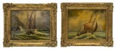 (2) FRAMED NAUTICAL OIL PAINTI