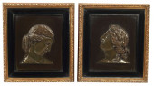 (2) FRAMED NEOCLASSICAL PATINA