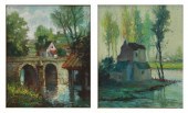 (2) FRAMED OIL ON CANVAS PAINT