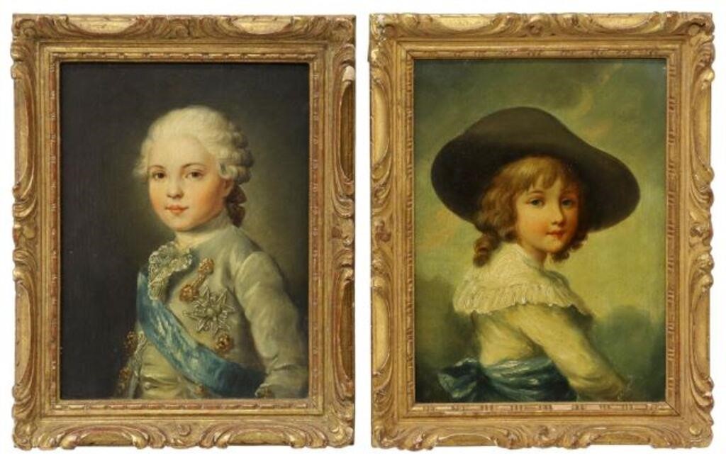 (2) FRAMED OIL ON PANEL