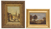(2) FRAMED OIL PAINTINGS DUTCH