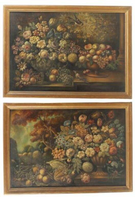 2) FRAMED OIL PAINTINGS STILL