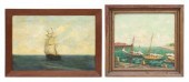 (2) FRAMED PAINTINGS, SAILBOAT