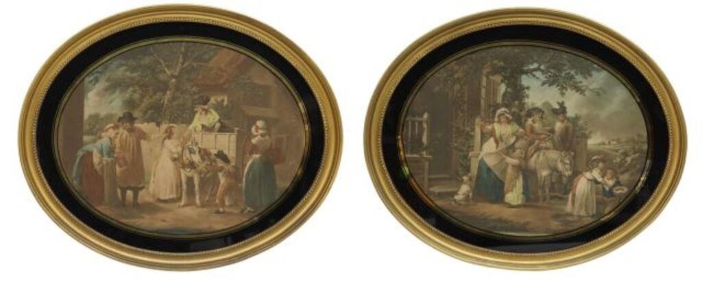 (2) FRAMED PRINTS AFTER GEORGE