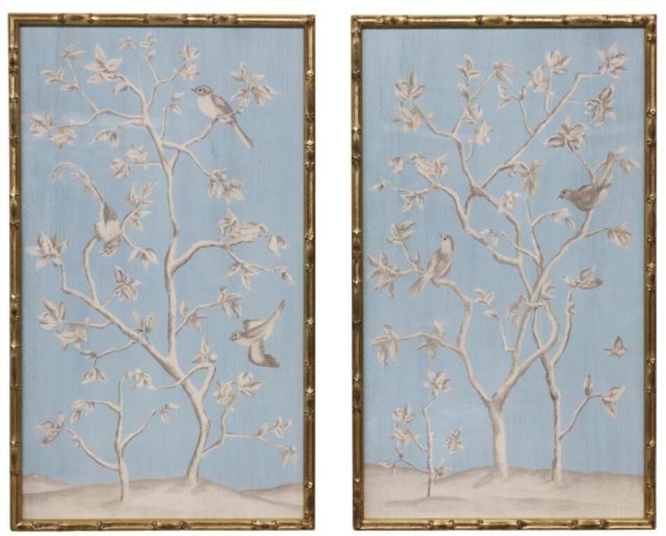2) FRAMED PRINTS, CONTEMPORARY