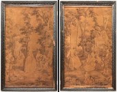 (2) FRAMED ROCOCO STYLE JACQUA