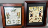 2 FRAMED TAUFSCHEIN RECORDS CA