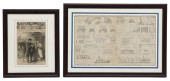 (2) FRAMED U.S. CIVIL WAR ERA