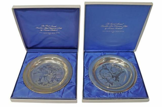 (2) FRANKLIN MINT STERLING SILVER