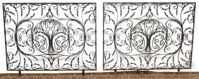 (2) FRENCH ARCHITECTURAL WROUGHT