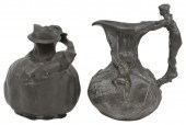 (2) FRENCH ART NOUVEAU METAL V