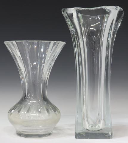 (2) FRENCH BACCARAT & ART VANNES