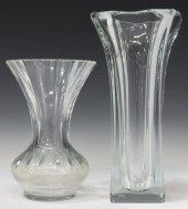 (2) FRENCH BACCARAT & ART VANN