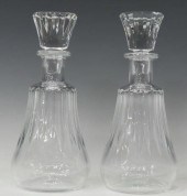 (2) FRENCH BACCARAT 'COTE D'AZ