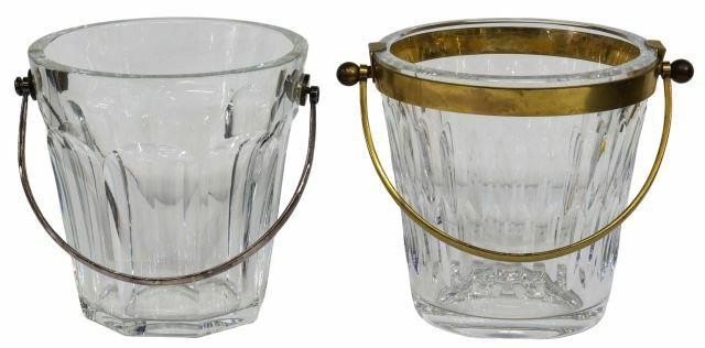 (2) FRENCH BACCARAT CUT CRYSTAL ICE