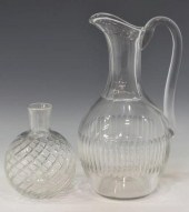 (2) FRENCH BACCARAT CUT CRYSTA