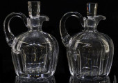 (2) FRENCH BACCARAT MALMAISON